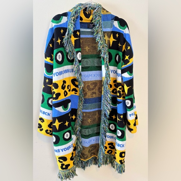 Dressed in Lala make your own luck blanket fringe cardigan - Picture 5 of 9